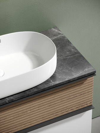 Столешница Sancos TT100A1X 100х50 накладная цвет черный